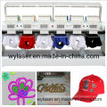 6 Heads High Speed Computerized Embroidery Machine with White and Black Color